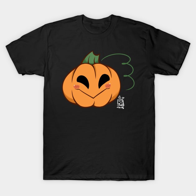 Moe Moe Pumpkin-Chan T-Shirt by LeafBunnyStudios